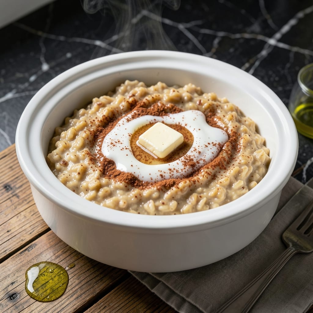 Crock Pot Oats Recipe: Wake-Up-Ready Creamy Breakfast