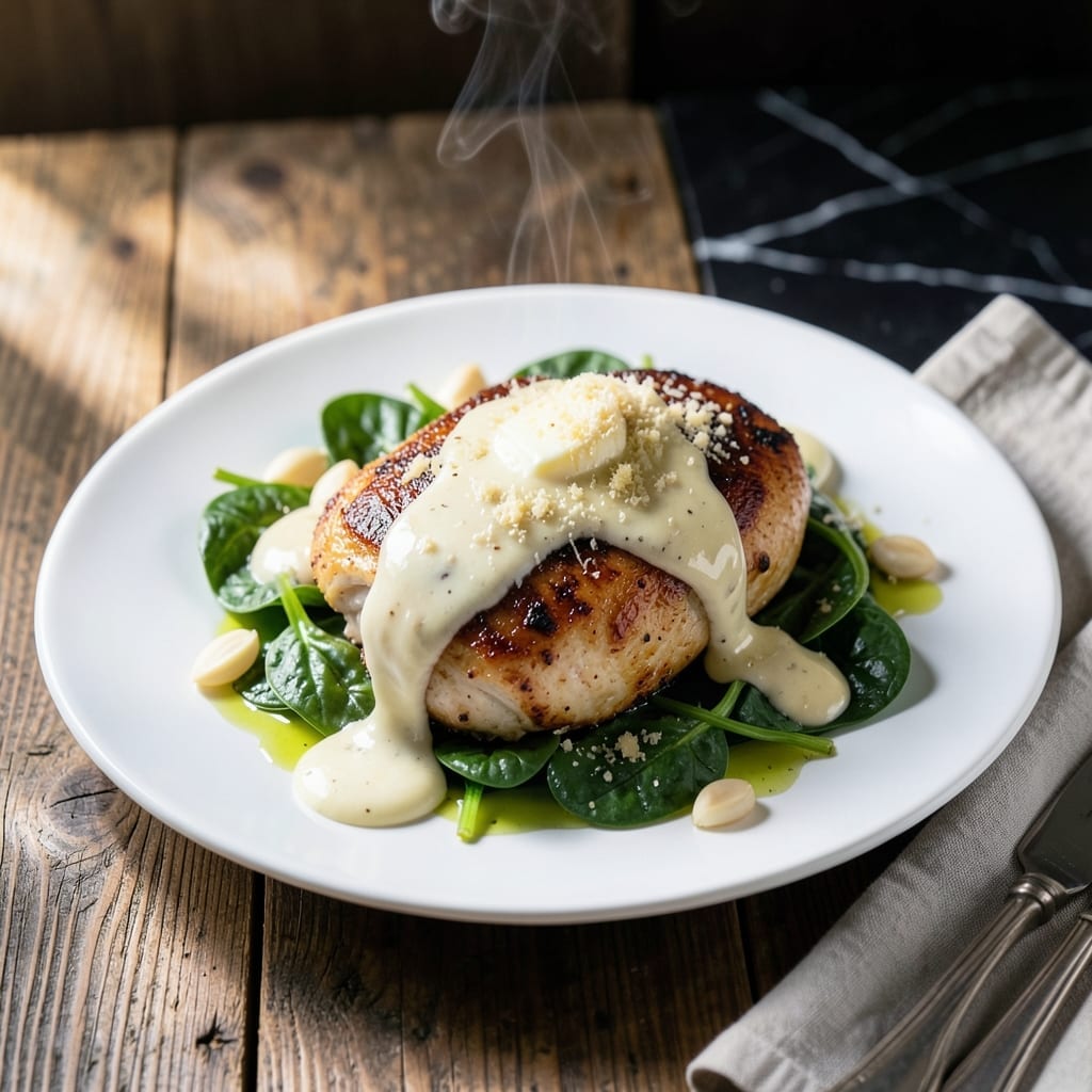Chicken Florentine Instant Pot Recipe: Spinach and Parmesan Pressure-Cooked Elegance