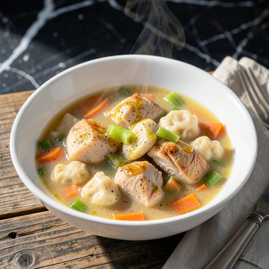 Instant Pot Chicken and Dumplings Recipe: Pillowy Bites in a Savory Broth