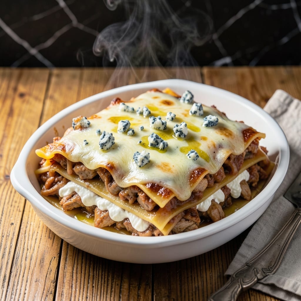 Buffalo Chicken Lasagna Crock Pot Recipe: Spicy Layers of Melty Cheese