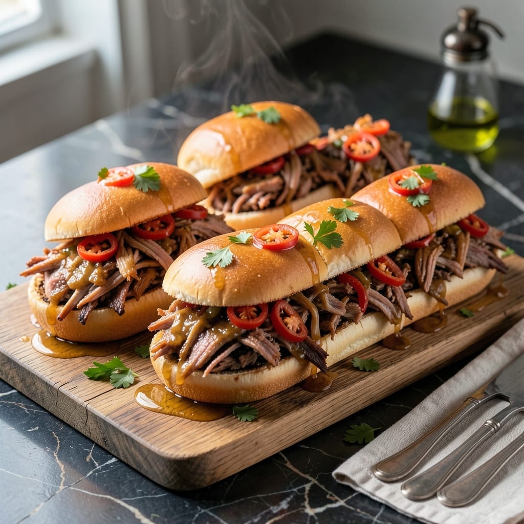 Crock Pot Pulled Pork Sliders Recipe: Mississippi-Style Pepperoncini Kick