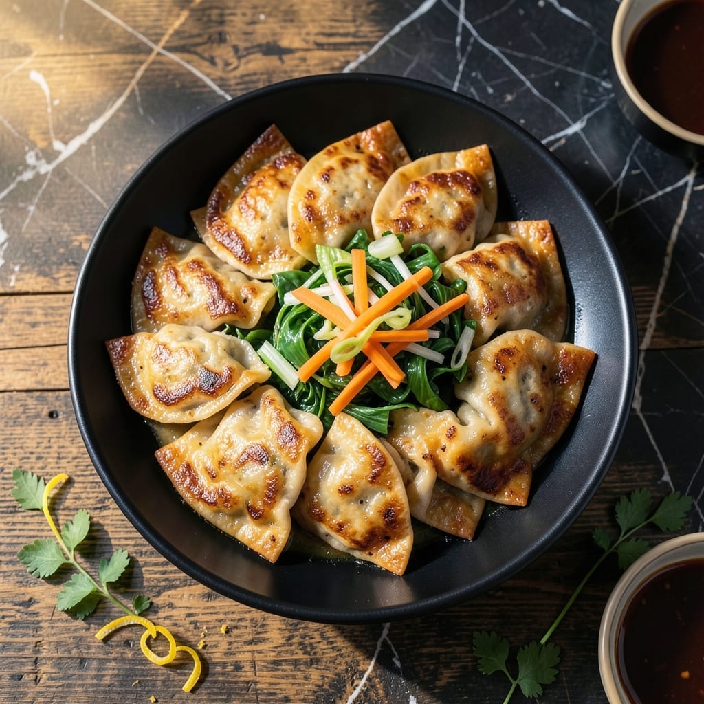 Pan Seared Pot Stickers Recipe: Crispy Bottoms With Juicy Fillings