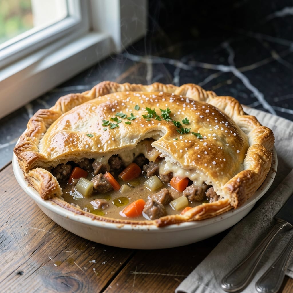 Ground Turkey Pot Pie Recipe: Savory Filling Under Flaky Crust Ground Turkey Pot Pie Recipe: Savory Filling Under Flaky Crust