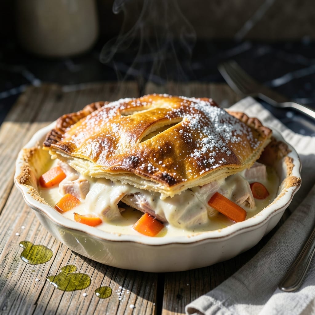 Turkey Pot Pie Recipe With Heavy Cream: Flaky Crust and Velvety Filling Turkey Pot Pie Recipe With Heavy Cream: Flaky Crust and Velvety Filling