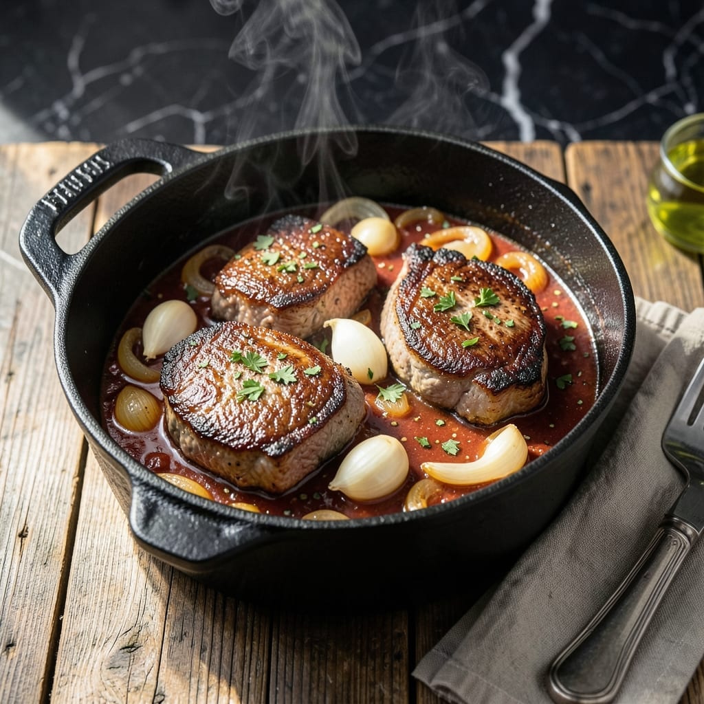 Pork Steak One Pot Recipe: Savory Simplicity With Tender Bites Pork Steak One Pot Recipe: Savory Simplicity With Tender Bites