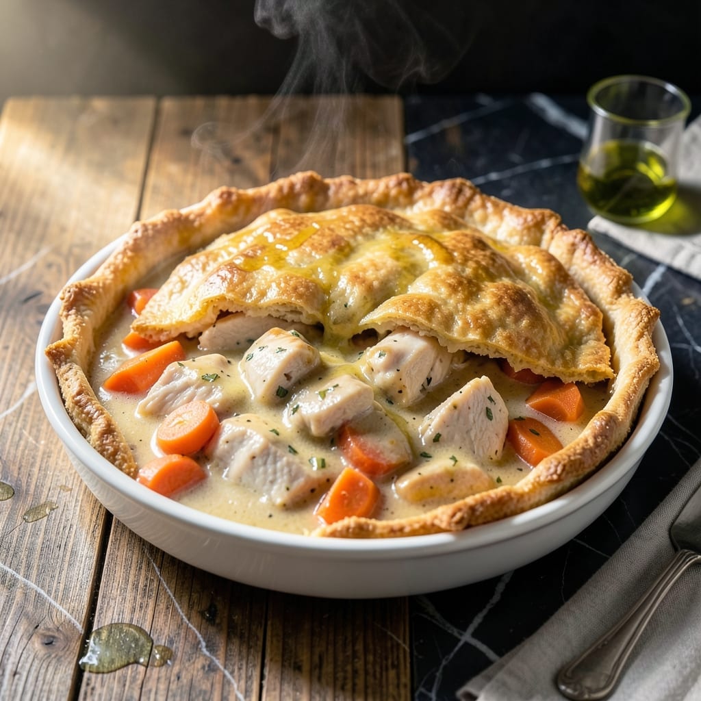 AIP Chicken Pot Pie Recipe: Nightshade-Free Comfort With Flaky Crust