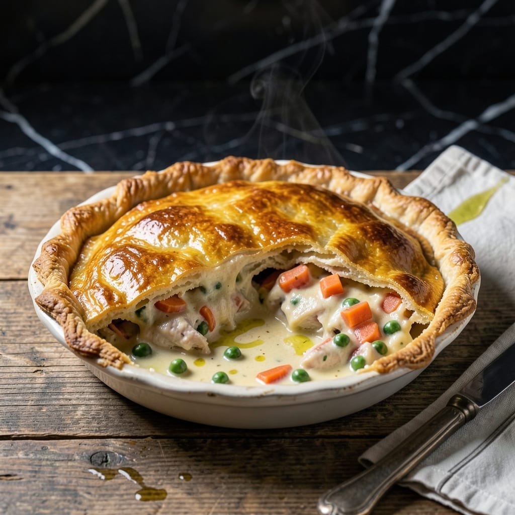 Tik Tok Chicken Pot Pie Recipe: Viral Flaky Crust with Creamy Filling Tik Tok Chicken Pot Pie Recipe: Viral Flaky Crust with Creamy Filling