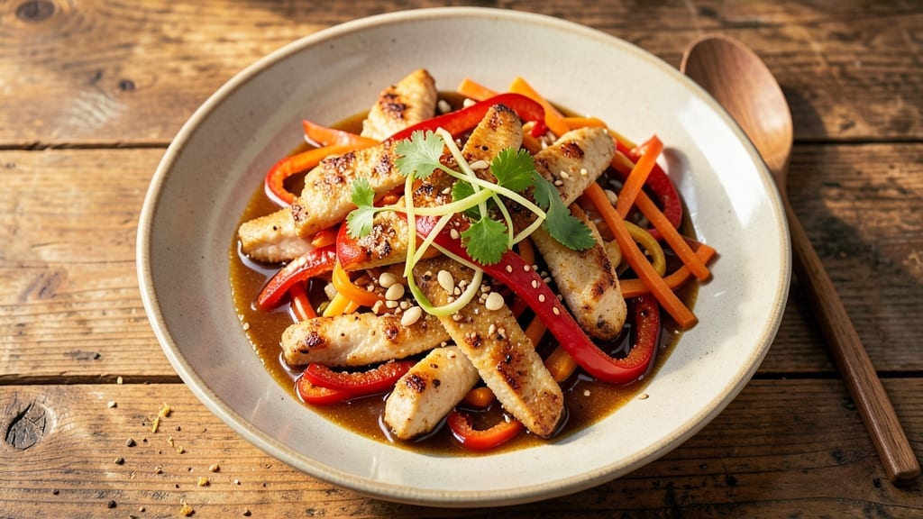 30-Minute Chicken Stir Fry Recipe: Wok-Heated Veggies and Silky Sauce