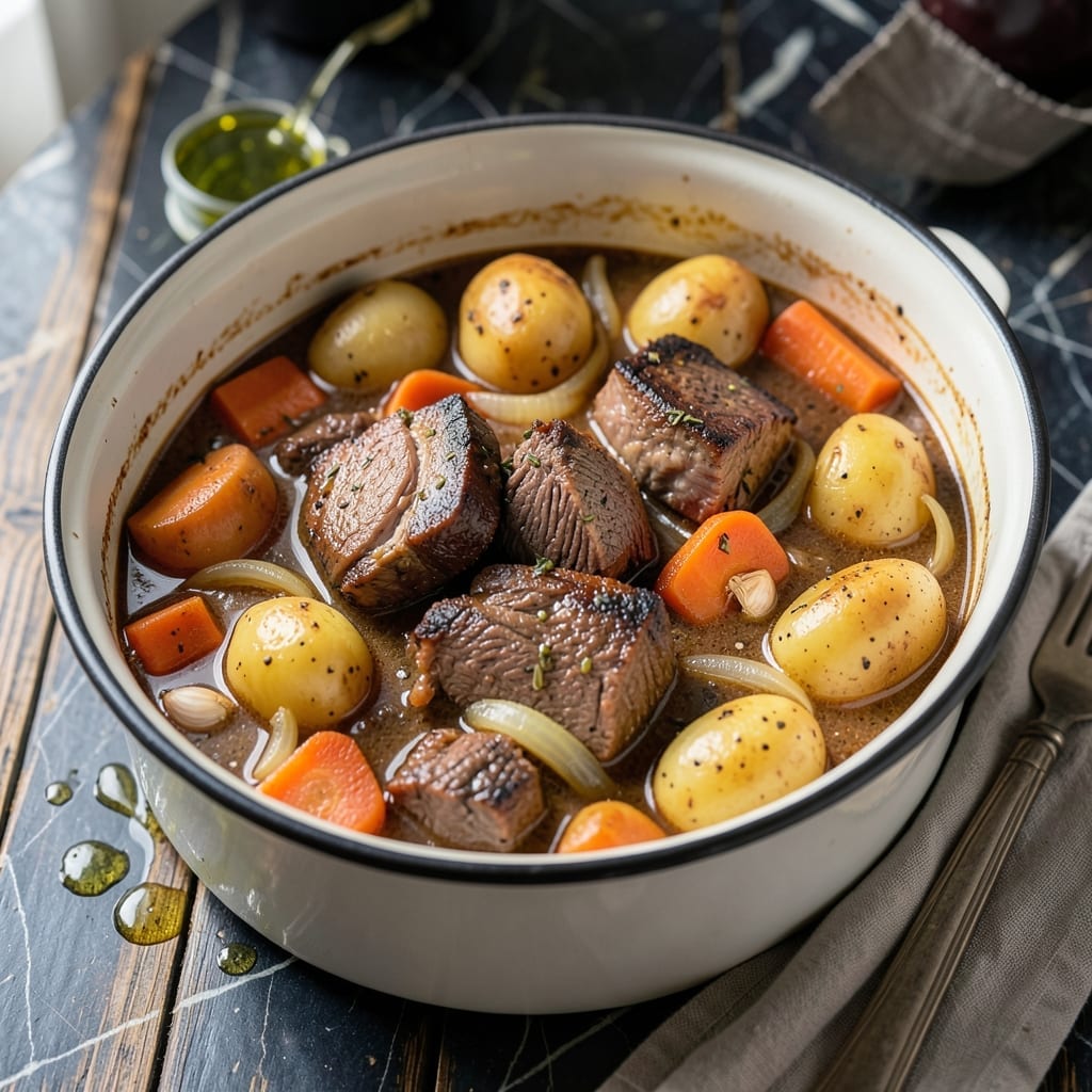 Crock Pot Recipe Tin: Set and Forget Slow Cooked Savory Feast