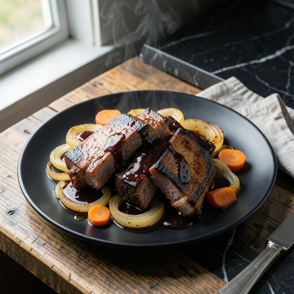 Instant Pot Short Ribs Recipe: Pressure-Cooked Richness with Root Vegetables