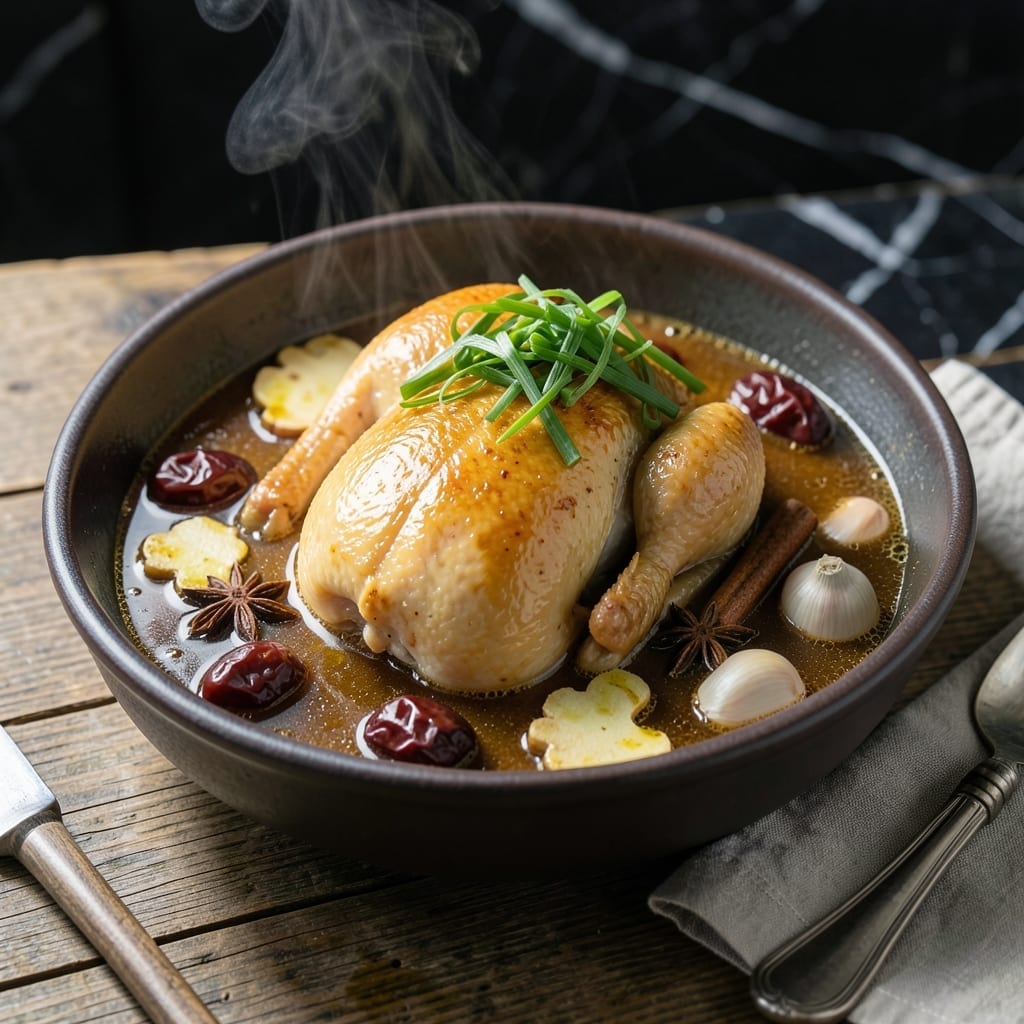 Whole Chicken Hot Pot Recipe: Communal Feast in a Bubbling Broth