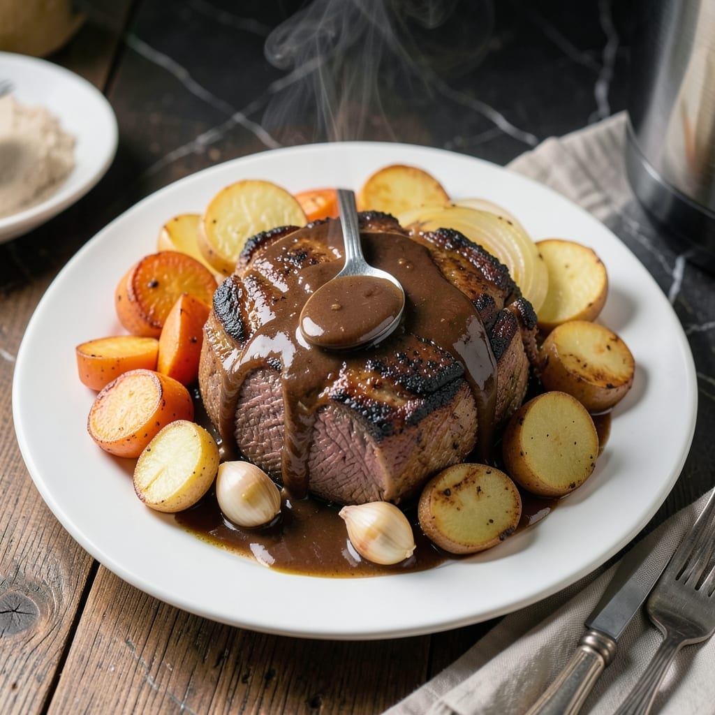 InstantPot Pot Roast Recipe: Hands-Free Rich Beef and Vegetables InstantPot Pot Roast Recipe: Hands-Free Rich Beef and Vegetables