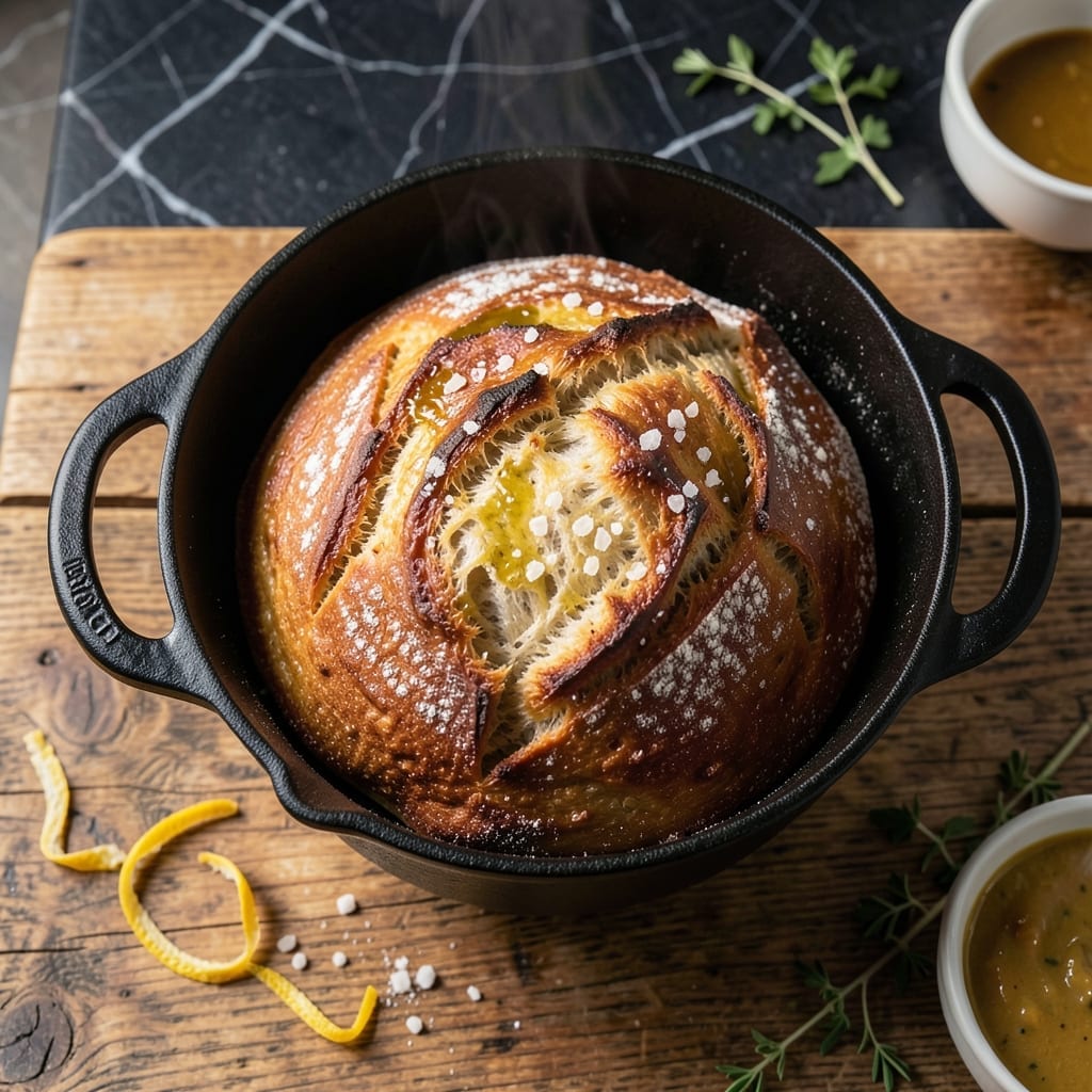 Bread Baked in a Pot Recipe: Crusty Dutch Oven Delight