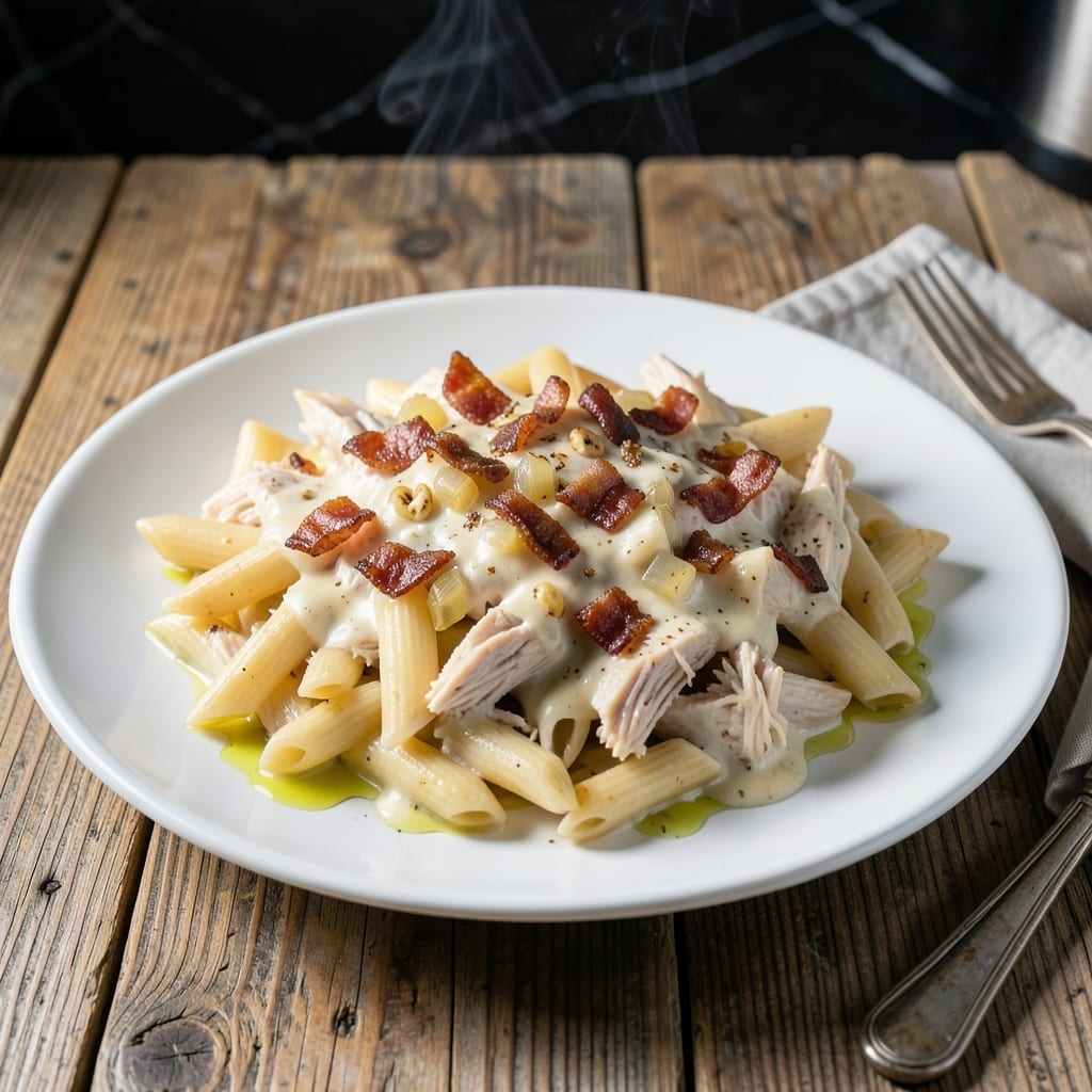 Instant Pot Crack Chicken Pasta Recipe: Creamy Bacon-Ranch One-Pot Dinner