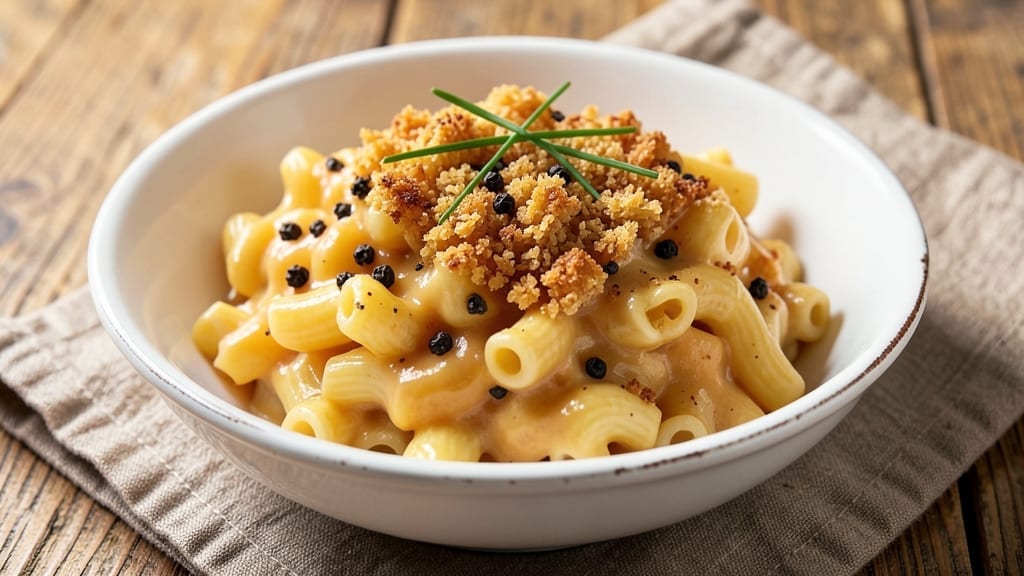 5-Minute Mac and Cheese Recipe: Velvety Melt with Crispy Breadcrumbs