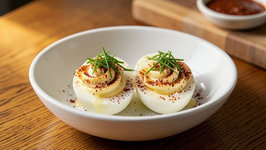 2 Deviled Eggs Recipe: Creamy Yolk Filling With Perfect Herby Bite