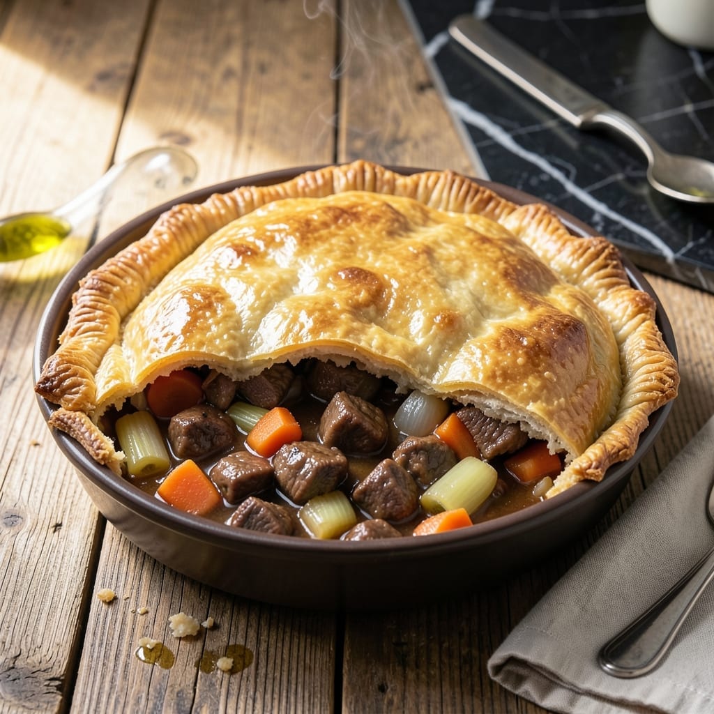 Best Beef Pot Pie Recipe Ever: Flaky Crust Over Rich Savory Filling