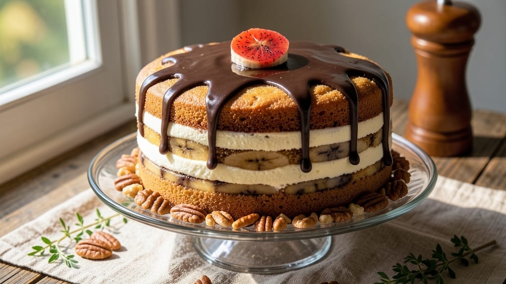6 Banana Cake Recipe: Moist Layers With Walnut Streusel Magic
