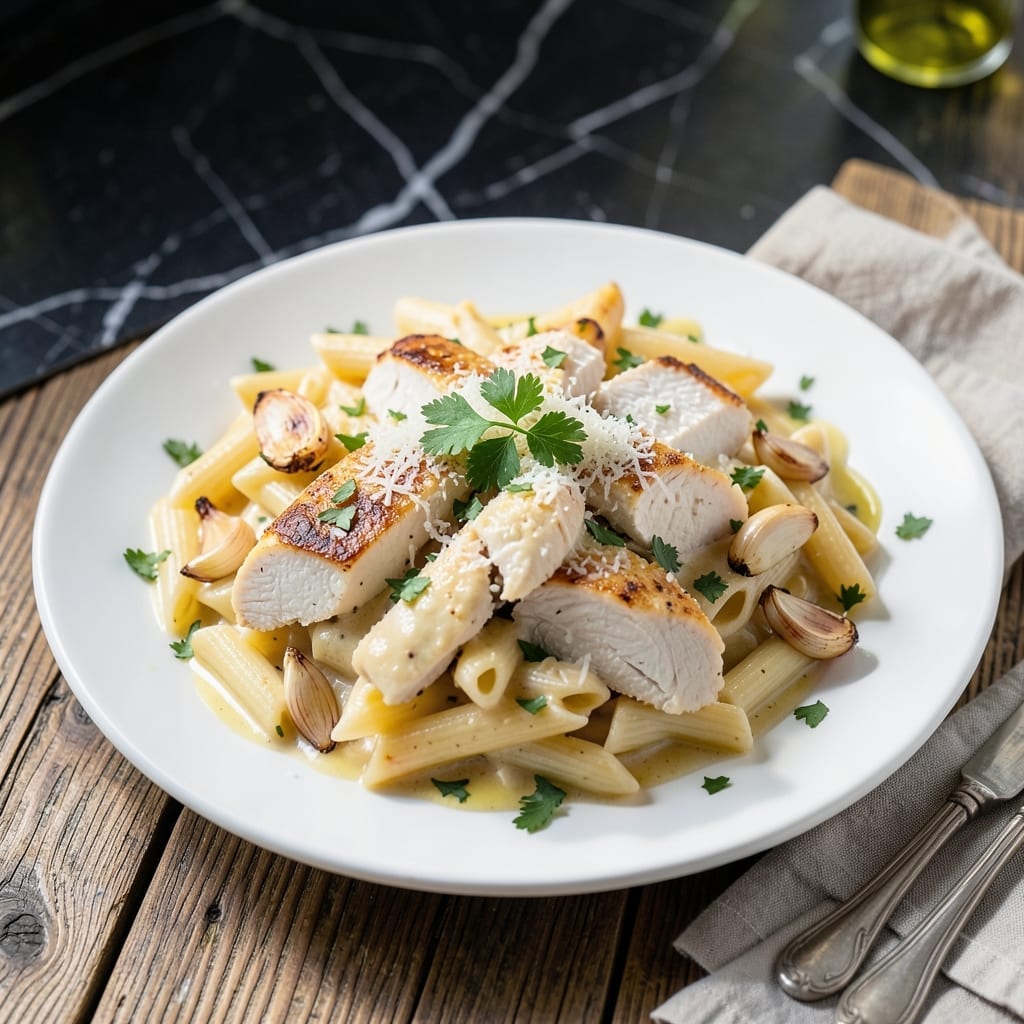 Crock Pot Chicken Pasta Recipe: Creamy Garlic Parmesan Sauce Crock Pot Chicken Pasta Recipe: Creamy Garlic Parmesan Sauce