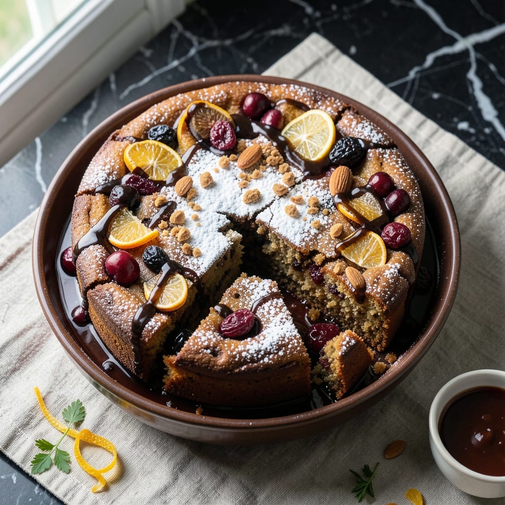 2 Lb Christmas Cake Recipe: Spiced Fruit Soak and Buttery Layers
