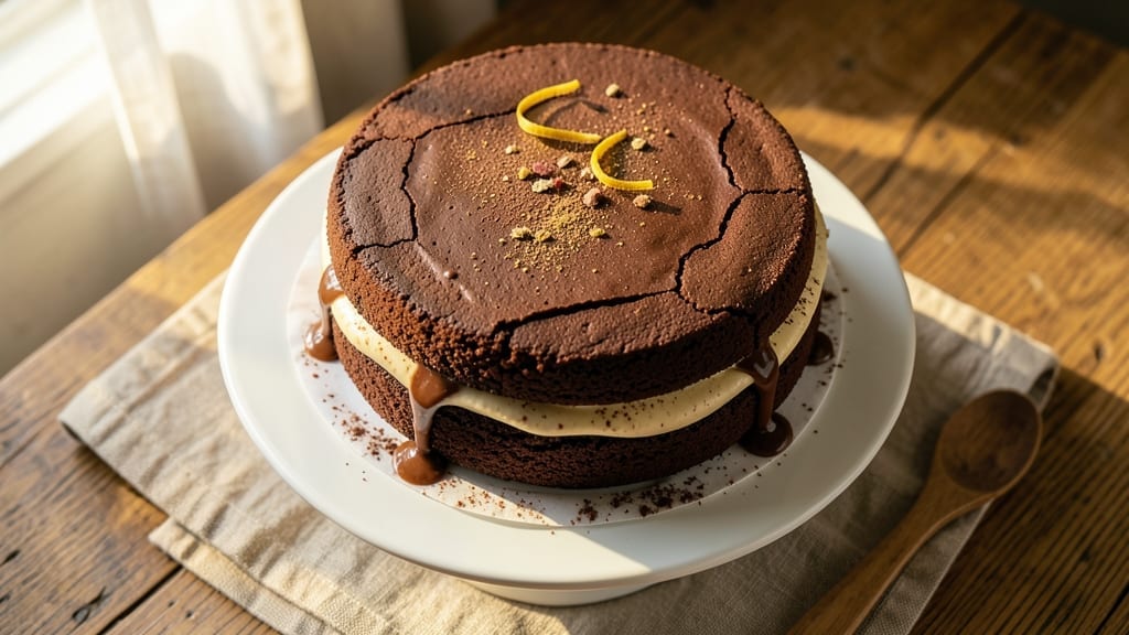 5-Inch Chocolate Cake Recipe: Rich, Dense Layers with Crispy Crust Edge