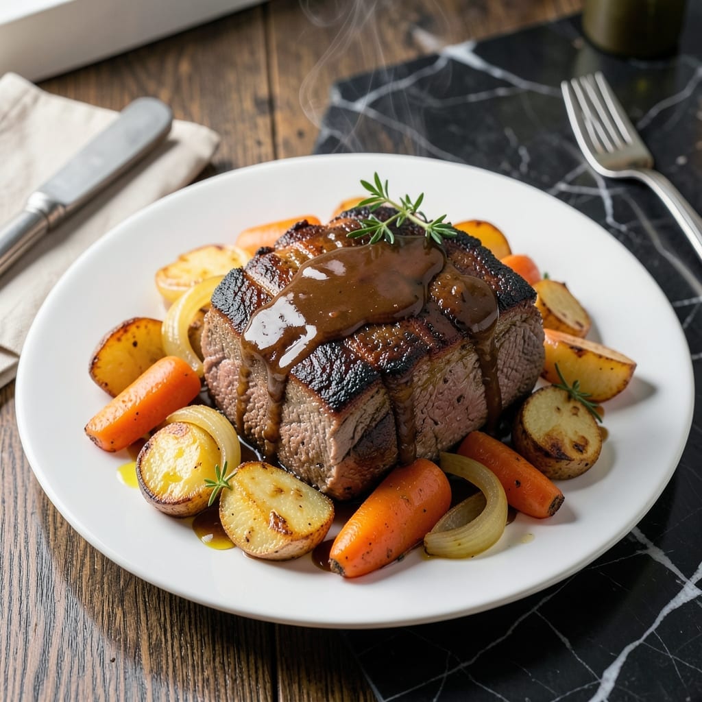 Chuck Arm Pot Roast Recipe: Slow-Braised Beef with Garden Vegetables