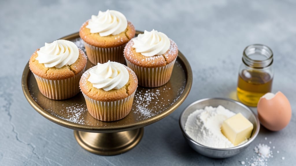 1 Egg Vanilla Cupcakes Recipe: Light-as-Air Bites with Vanilla Bean Swirl