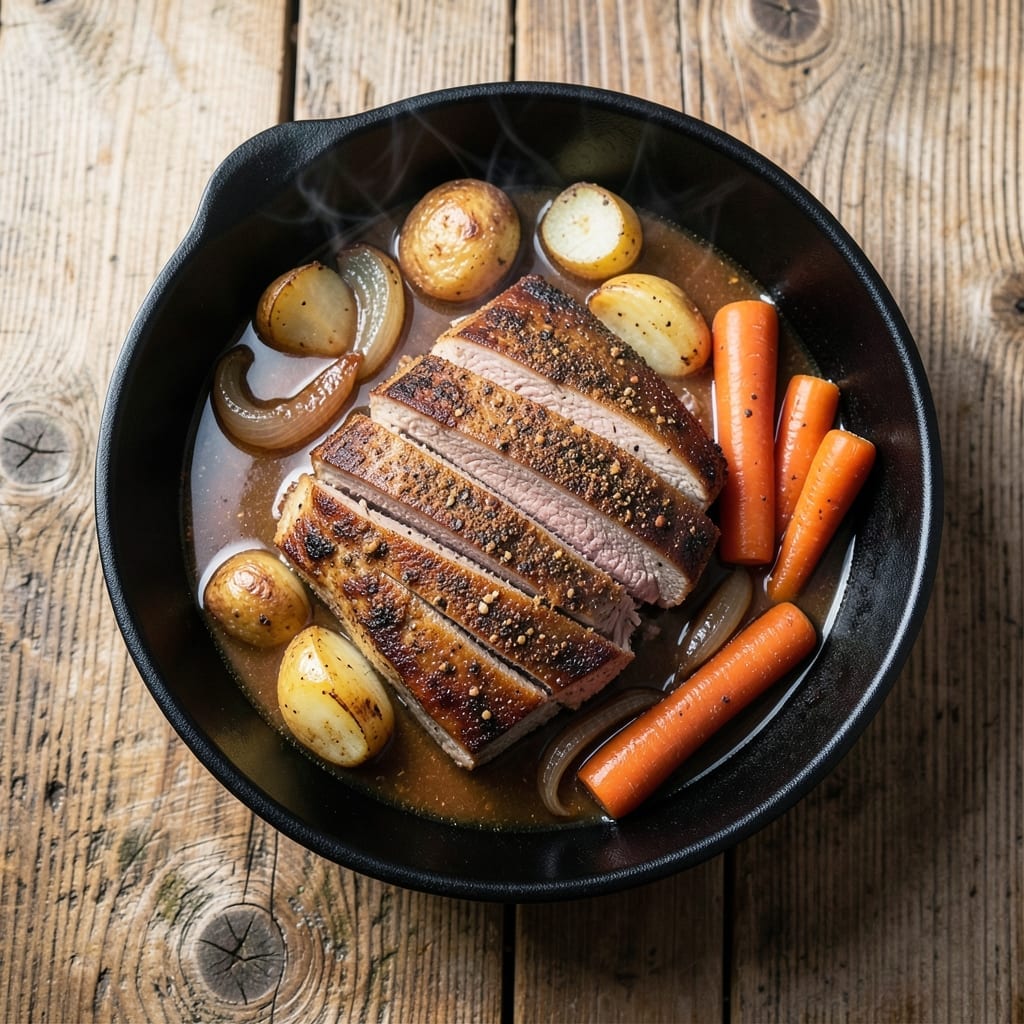 Eye of the Round Roast Crock Pot Recipe: Hands-Free Tender Beef