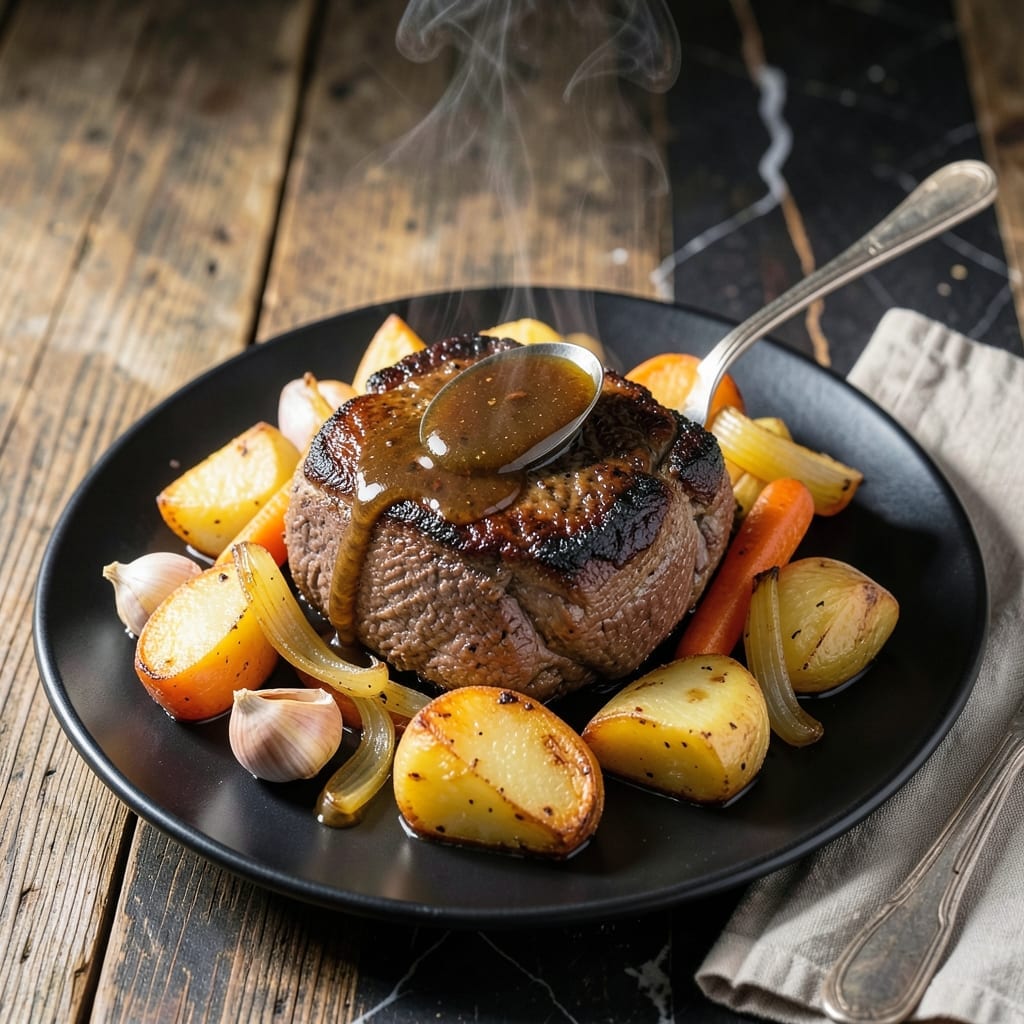 Ninja Foodi Grill Pot Roast Recipe: Multi-Function Tender Beef with Root Veggies