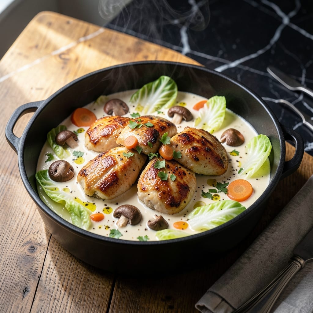 Creamy Chicken Hot Pot Recipe: Silky Broth With Tender Bites Creamy Chicken Hot Pot Recipe: Silky Broth With Tender Bites
