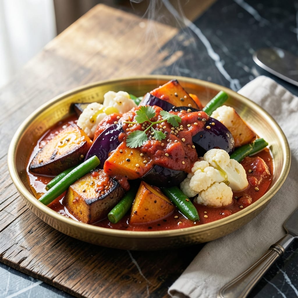 Instant Pot Undhiyu Recipe: Gujarati Spiced Vegetable Stew in Minutes