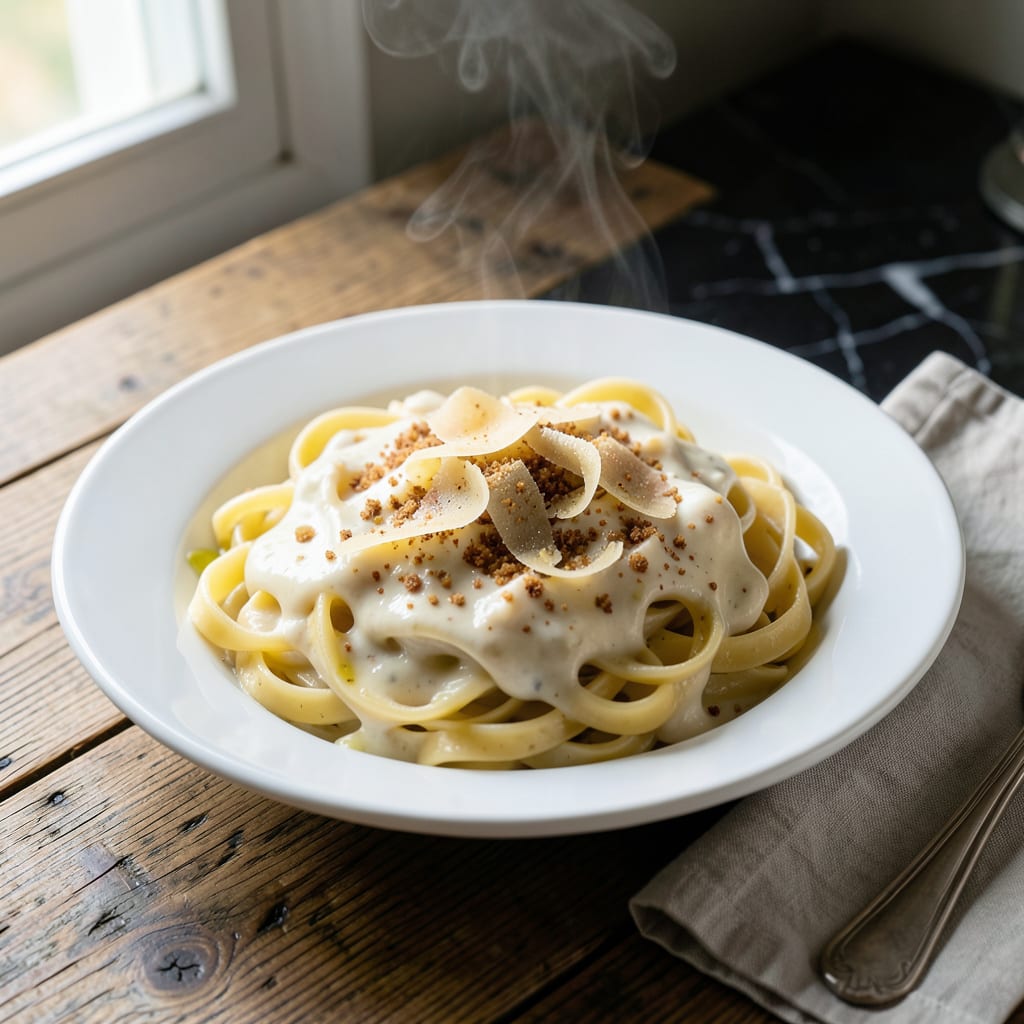 alfredo crock pot recipe detailed visual guide