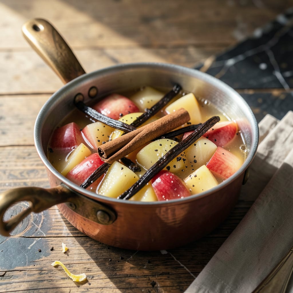 Apple Compote Recipe French: Rustic Sweetness With Cinnamon Depth illustration with key details