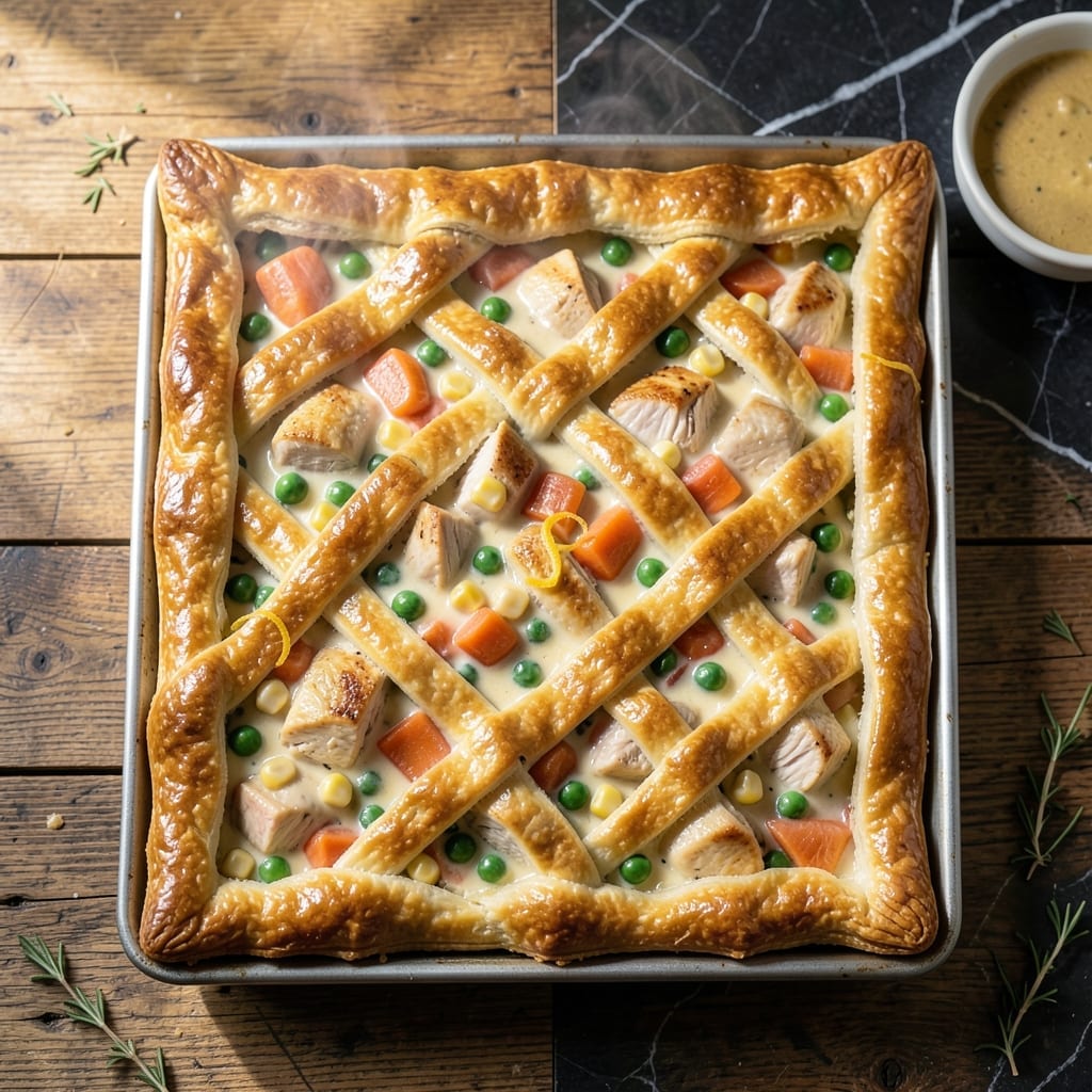 Sheet Pan Pot Pie Recipe: One-Tray Comfort With Golden Crust