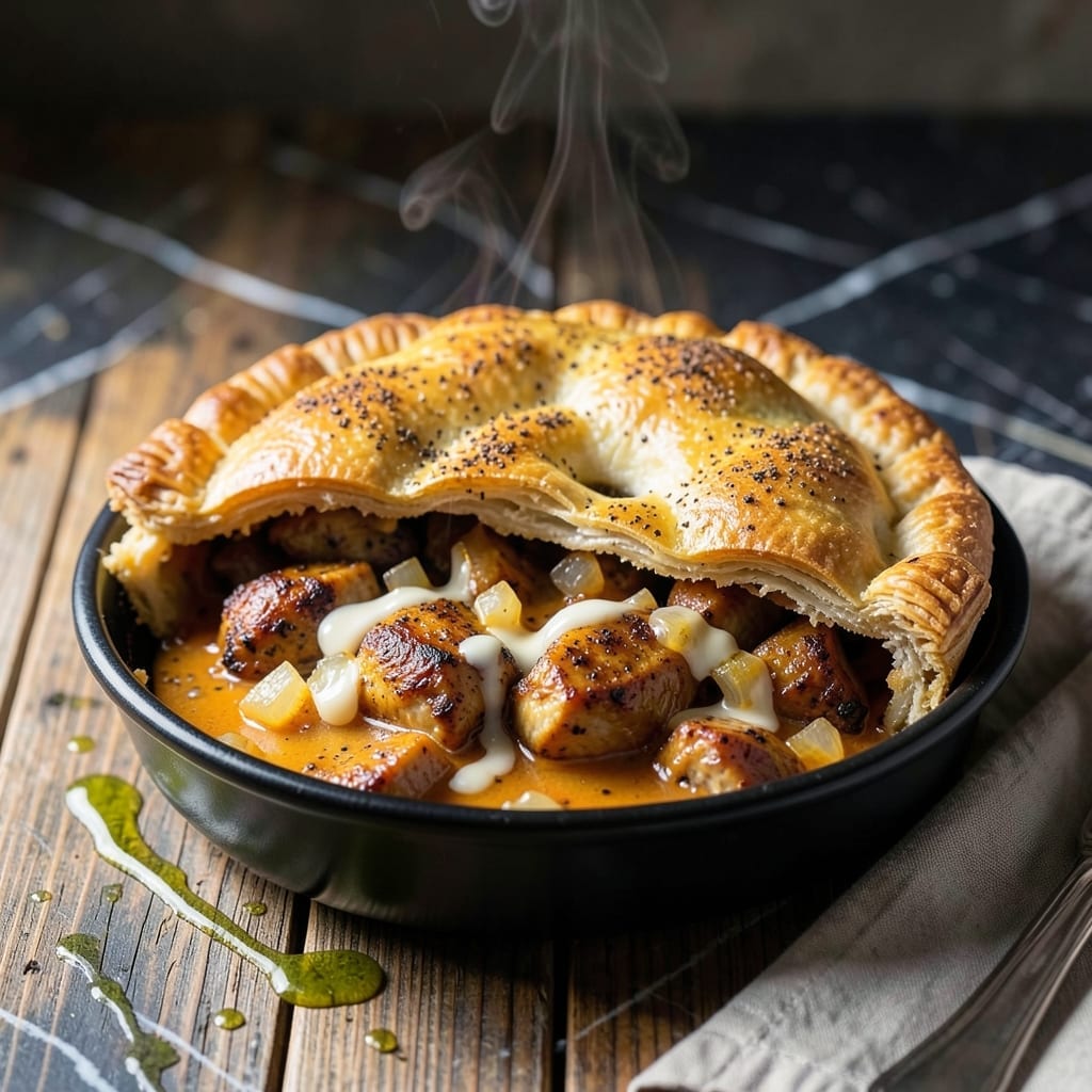 Jerk Chicken Pot Pie Recipe: Caribbean Spice Meets Flaky Crust