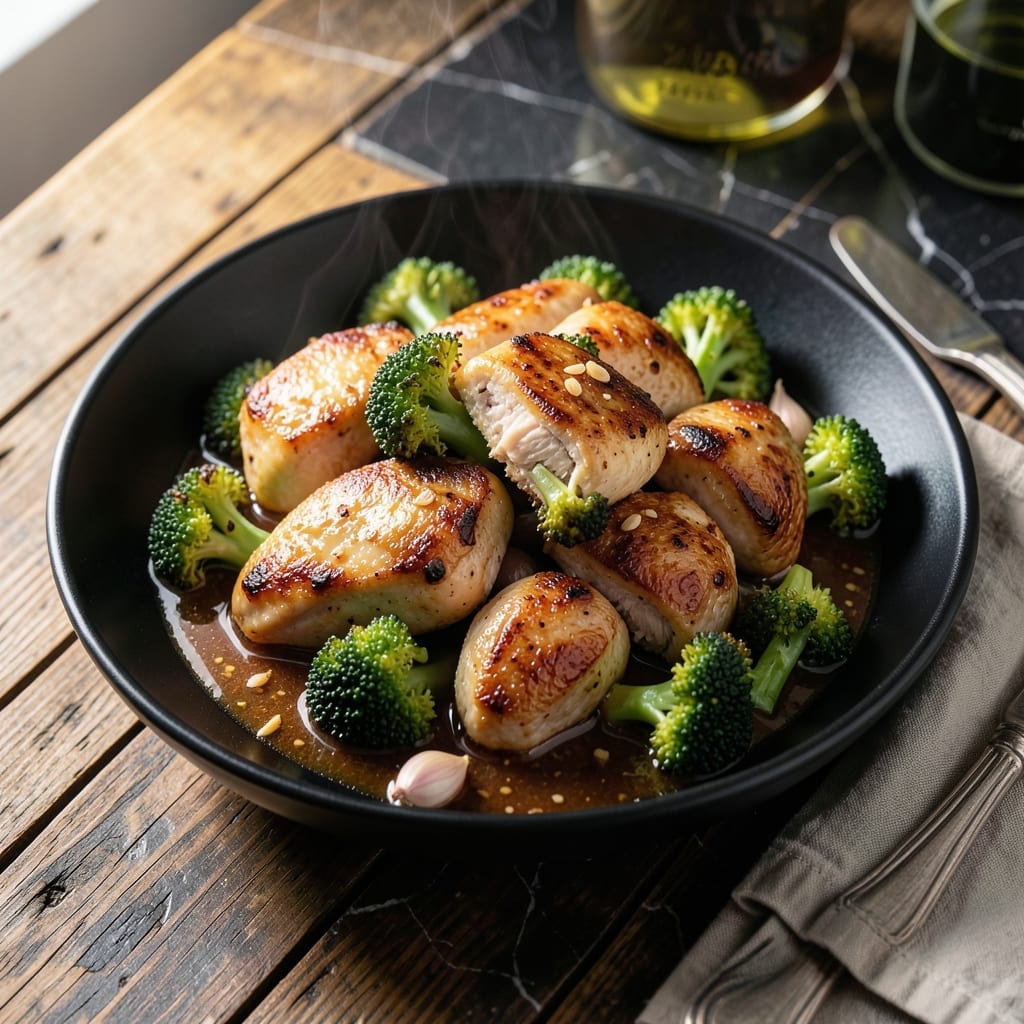 Chicken and Broccoli One Pot Recipe: Garlicky Meal in 30 Minutes