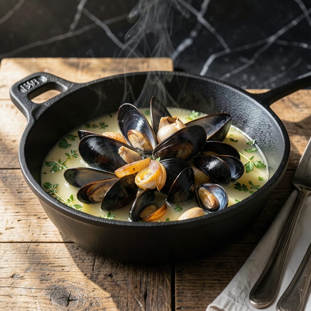 Staub Mussel Pot Recipe: White Wine and Herb Infused Seafare Delight Staub Mussel Pot Recipe: White Wine and Herb Infused Seafare Delight