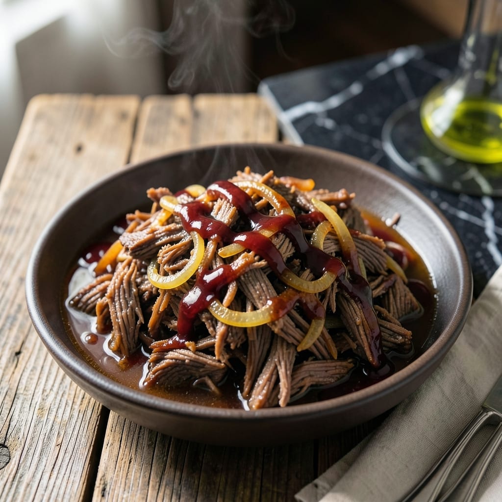 BBQ Shredded Beef Crock Pot Recipe: Smoky Slow-Cooked Satisfaction