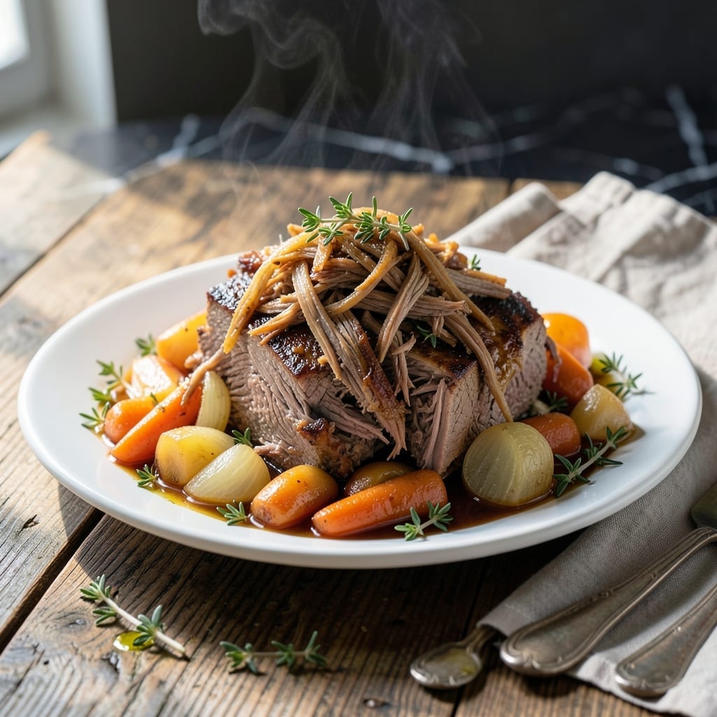 Shredded Pot Roast Recipe: Fall-Off-The-Bone Tender in Rich Gravy