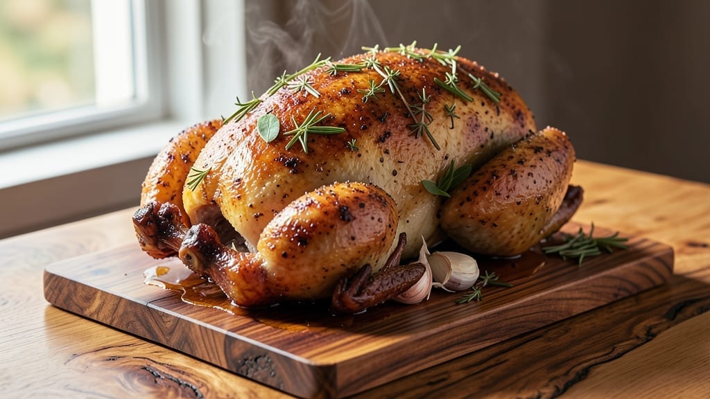 21-Pound Turkey Recipe: Herb-Crusted Roast With Golden, Juicy Perfection