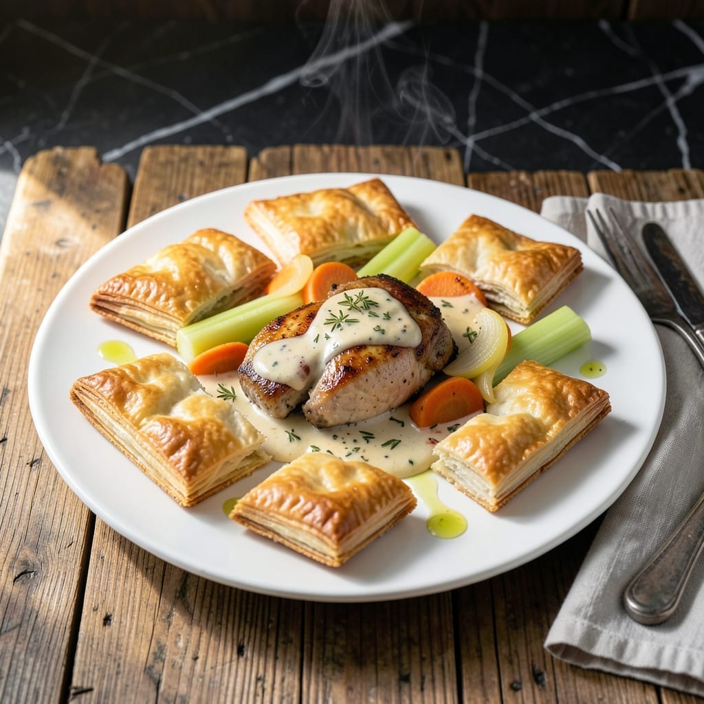 Deconstructed Chicken Pot Pie Recipe: Sheet Pan Simplicity With All The Flavor Deconstructed Chicken Pot Pie Recipe: Sheet Pan Simplicity With All The Flavor
