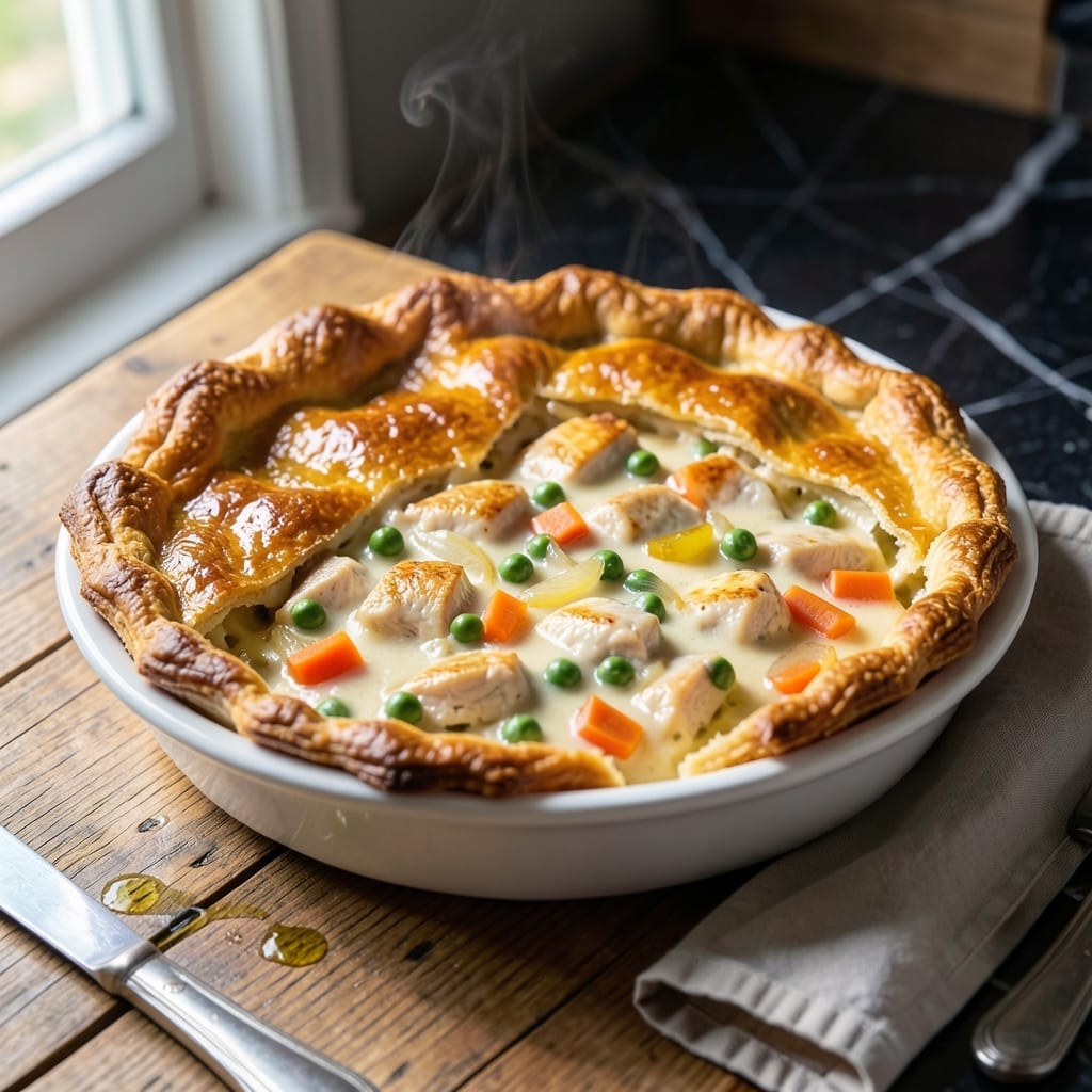 Campbell's Ultimate Chicken Pot Pie Recipe: Flaky Crust With Classic Comfort Campbell's Ultimate Chicken Pot Pie Recipe: Flaky Crust With Classic Comfort