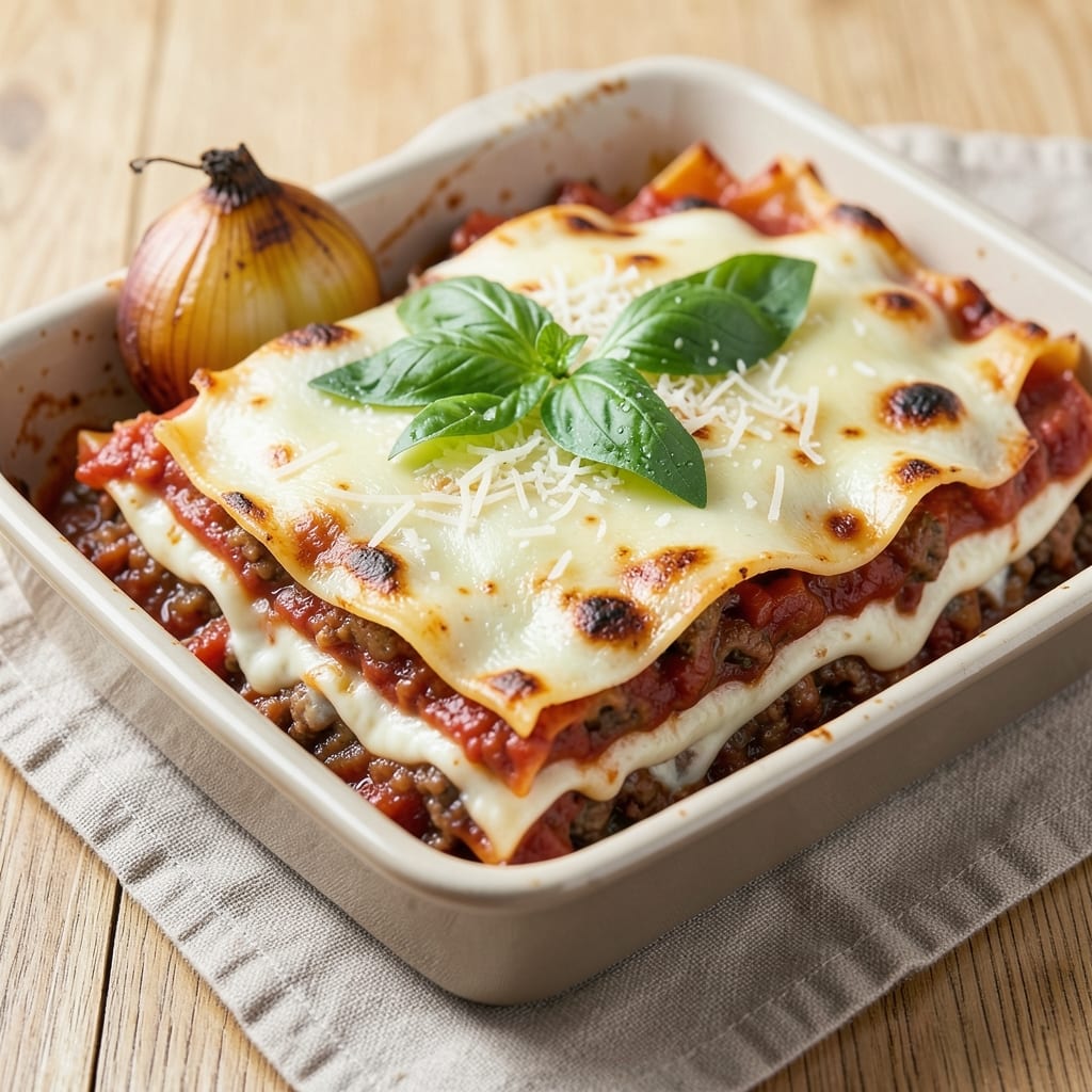 5 Star Lasagna Recipe with Ricotta Cheese: Layers of Creamy Cheese and Tender Meat
