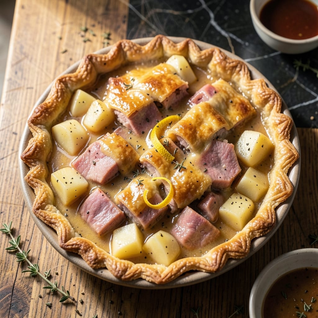 Slippery Ham Pot Pie Recipe: Pennsylvania Dutch Comfort in a Crust
