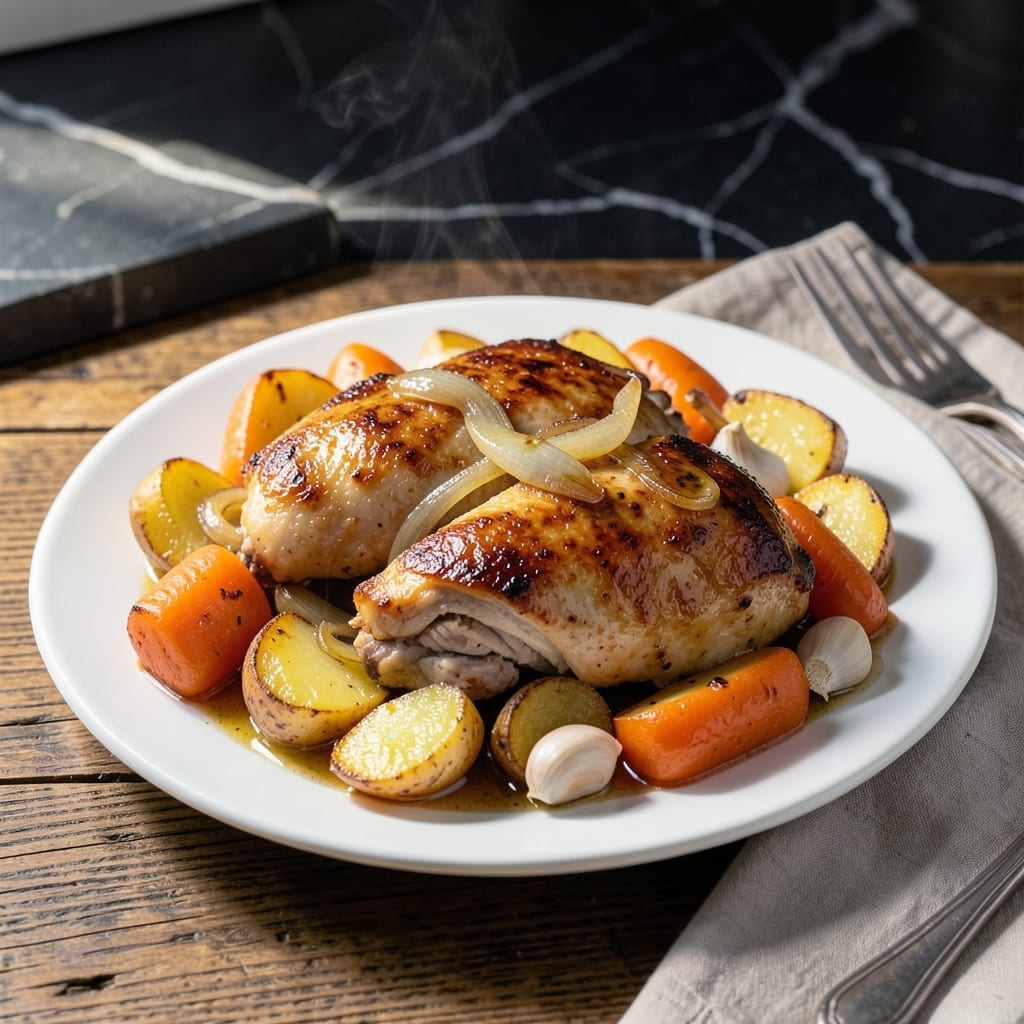 Instant Pot Chicken Potatoes Carrots Recipe: Hands-Off One-Pot Meal
