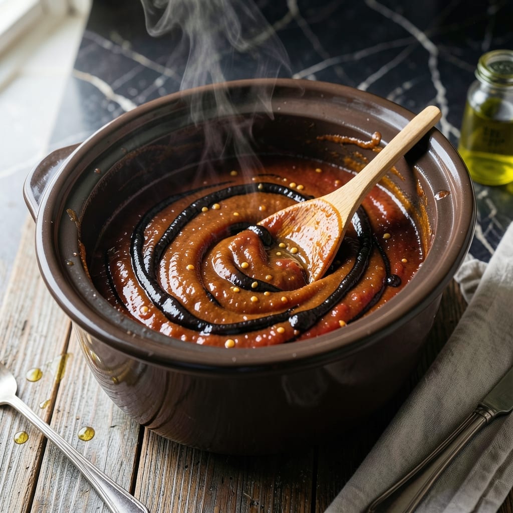 Crock Pot BBQ Sauce Recipe: Tangy-Sweet Simmered Richness