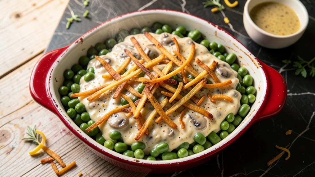 1955 Green Bean Casserole Recipe: Crispy Top, Creamy Mushroom Magic 1955 Green Bean Casserole Recipe: Crispy Top, Creamy Mushroom Magic