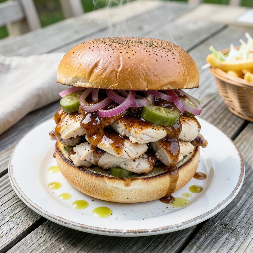 BBQ Chicken Sandwich Crock Pot Recipe: Smoky Shredded Perfection Hands-Free BBQ Chicken Sandwich Crock Pot Recipe: Smoky Shredded Perfection Hands-Free