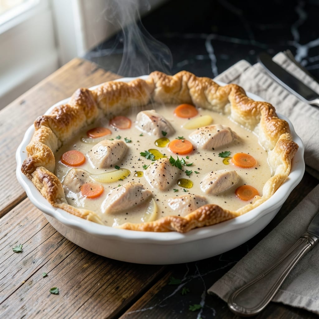 Paula Deen's Chicken Pot Pie Recipe: Flaky Crust With Creamy Herb Filling