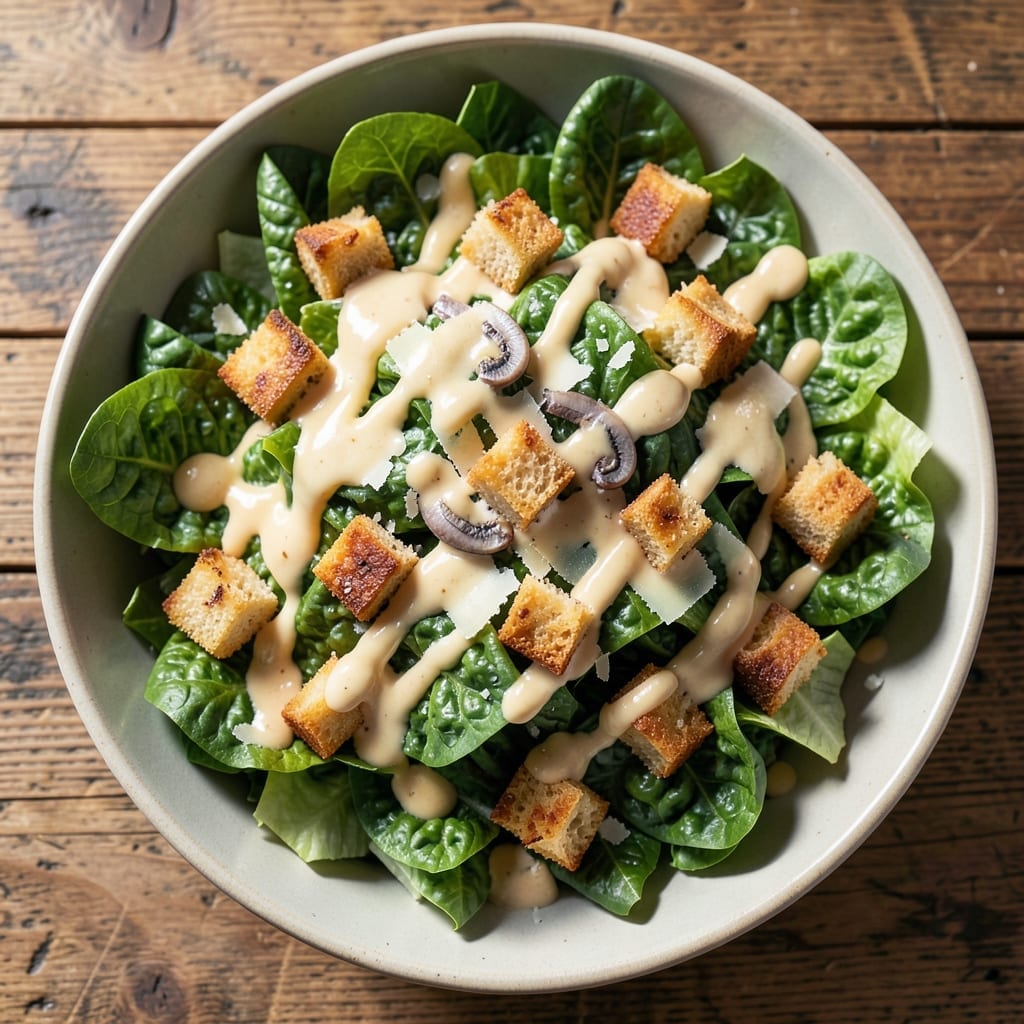 Melting Pot Caesar Salad Recipe: Copycat Creamy Dressing with Parmesan Crisp